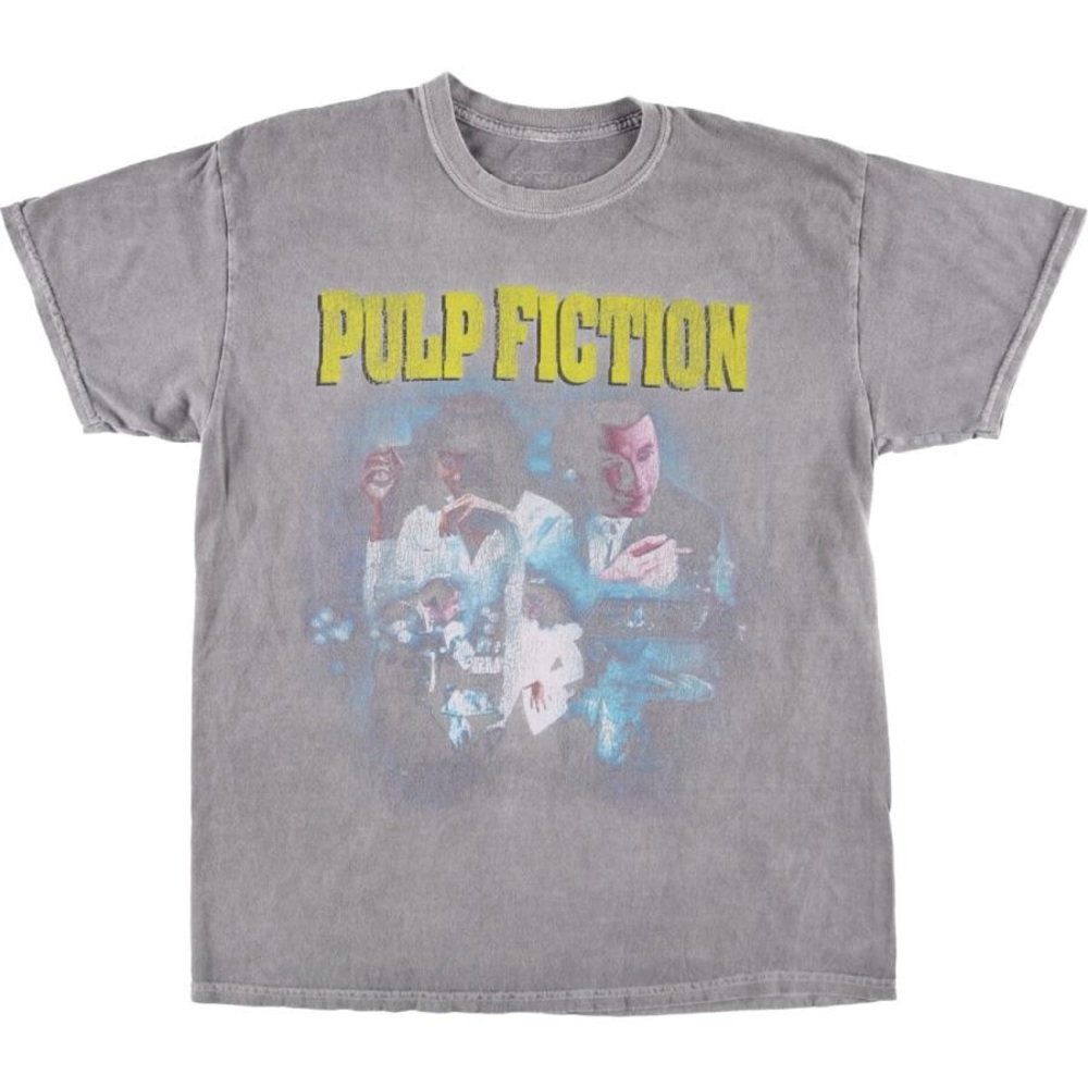 Pulp Fiction Graphic T-Shirt - Gray